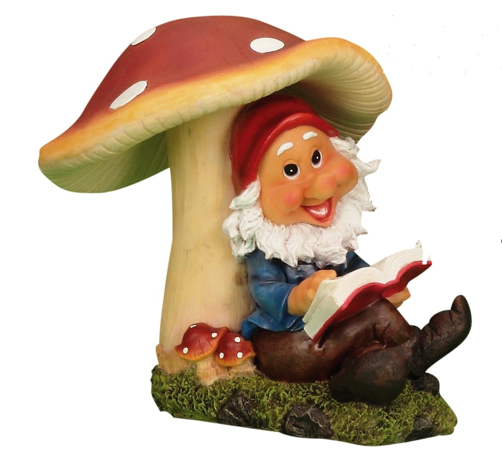 Lustiger Gartenzwerg mit Pilz und Buch 25cm Gartenfigur eBay Lustiger Gartenzwerg mit Pilz und Buch 25cm Gartenfigur eBay